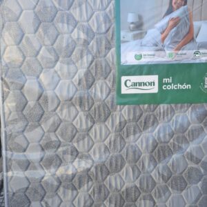 Colchón Cannon Espuma Alta Densidad Lyon Euro Pillow 1 Plaza 190x80x28